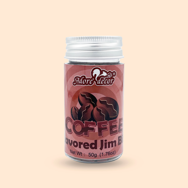 Nagwiwisik si Jimmies na may lasa ng kape na Candy na Dekorasyon na Cake