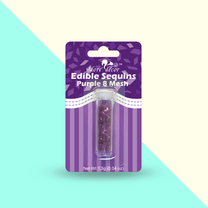 Sequins ăn được m&agrave;u t&iacute;m 8 lưới