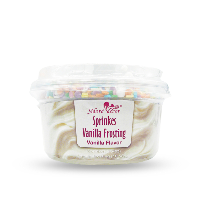 Adore Decor Sprinkes Vanila Frosting バニラフレーバーケーキデコレーション 